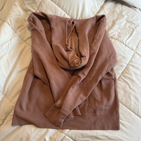 Nike Jumpman Logo Fleece Brown Hoodie - Picture 4 of 6